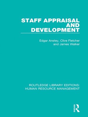 cover image of Staff Appraisal and Development